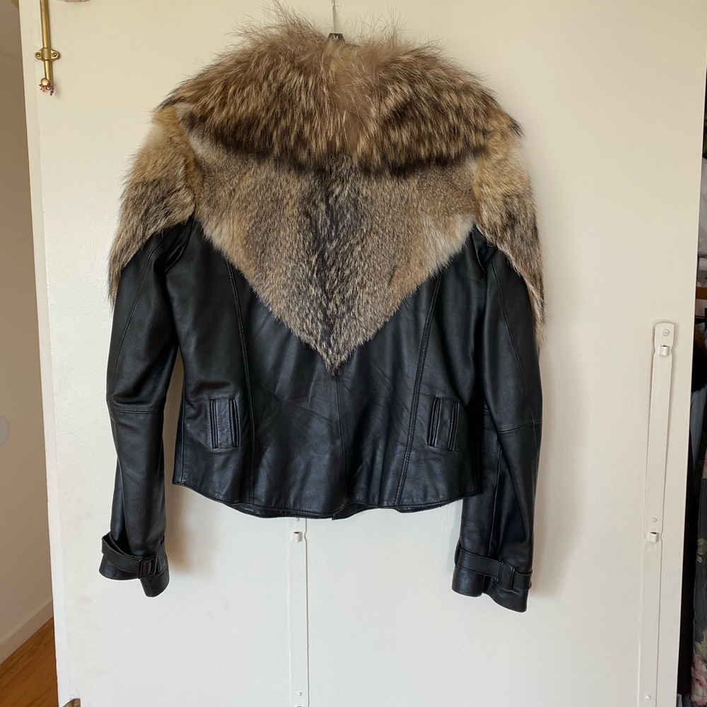 Custom Made Chic Leather Jacket - image 3